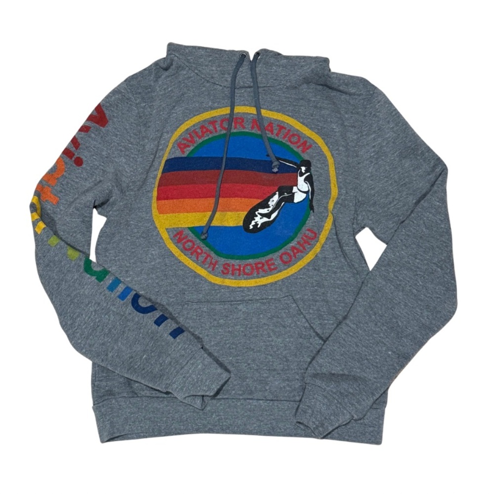 Aviator Nation North Shore OAHU Hoodie Size Small
